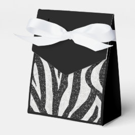Elegantes Zebradruck-Geschenkbox Geschenkschachtel