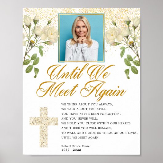 Elegantes Zeichen für religiöses Foto Poster (Vorne)
