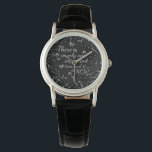 Elegantes Zeitangebot Verzierte Blumen Armbanduhr<br><div class="desc">Leo Tolstoi Zeitziffer "Es gibt nur eine wichtige Zeit und es ist jetzt" Rahmen mit elegantem Blumengestein.</div>
