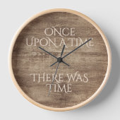 Elegantes Zeitangebot zu Imitaten Holzkörnmuster Uhr (Vorderseite)