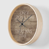 Elegantes Zeitangebot zu Imitaten Holzkörnmuster Uhr (Winkel)