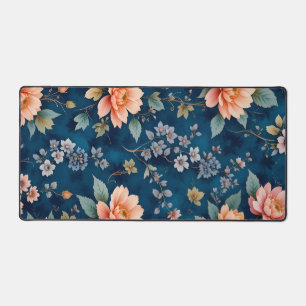 Elegantes zeitloses Blumenmuster-Design Schreibtischunterlage