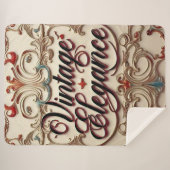 "Elegantes zeitloses Design" " Sherpadecke (Vorderseite (Horizontal))