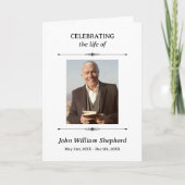 Elegantes zeitloses Foto feiert das Life-Programm Programm (Vorderseite)