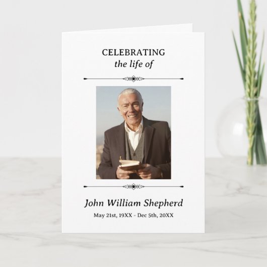 Elegantes zeitloses Foto feiert das Life-Programm Programm (Vorderseite)