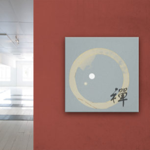 Elegantes Zen Leinwanddruck