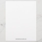 Elegantes Zeugnis für die Erinnerung an die Heilig (Rückseite)