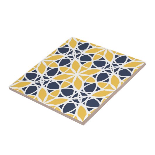 Elegantes Ziermuster, Samen des Lebens Fliese (Seite)