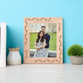 Elegantes Zitat benutzerdefinierte Foto Name-Liebe Geätzte Rahmen