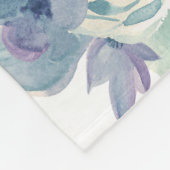 Elegantes Zitat Blumengranma Nana von Grandkids Fleecedecke (Ecke)