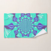 Elegantes Zyan Wertvoll blau Badhandtuch Set (Handtuch)