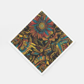 Elegantes zyanisches "Aztec Dream" Festival Napkin Serviette (Ecke)