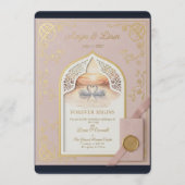 ElegantGoldWeddingInvitation Programm (Vorderseite)