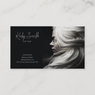 ElegantHair Stylist Business Card Visitenkarte