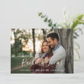 Elegantly Penned | FOTO SAVE THE DATE (Stehend Vorderseite)