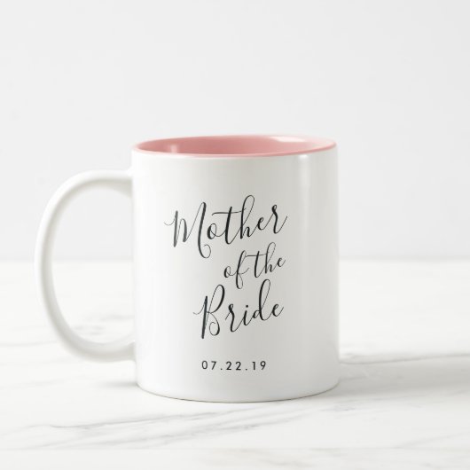 Elegantly Penned | Mutter der Braut Zweifarbige Tasse (Links)