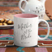 Elegantly Penned | Mutter der Braut Zweifarbige Tasse