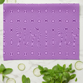 Elegantly Trippy Lines and Shapes Pattern Geschirrtuch