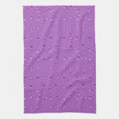 Elegantly Trippy Lines and Shapes Pattern Geschirrtuch (Vertikal)