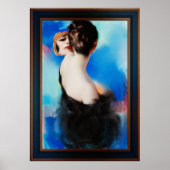 Eleganto Black by Rolf Armstrong Poster (Vorne)