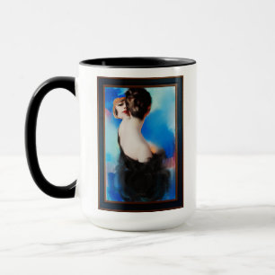 Eleganto Black by Rolf Armstrong Tasse