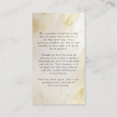 Eleganto Forever in Hearts Foto Gold Gebet Karten (Rückseite)