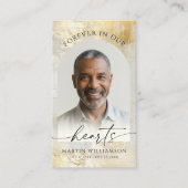 Eleganto Forever in Hearts Foto Gold Gebet Karten (Vorderseite)