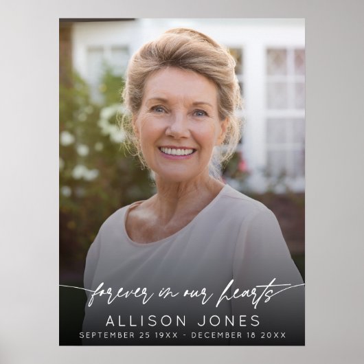 Eleganto für immer in unserem Herzen Skript-Foto B Poster (Vorne)