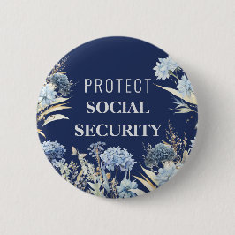 Eleganto Protect Social Security Anti Trump Button