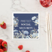 Eleganto Protect Social Security Anti Trump Serviette (Beispiel)