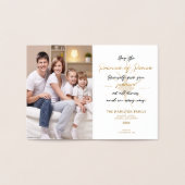 Eleganto Uns Ein Kind ist Geboren Folienkarte (Innenseite)