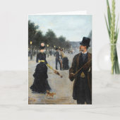 Élégants Wandern in Paris | Louis Abel-Truchet Karte (Vorderseite)