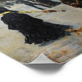 Élégants Wandern in Paris | Louis Abel-Truchet Poster (Ecke)