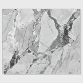 Elegants Whirls Gray 'Twilight Marble Fantasy' Mar Geschenkpapier (Flach)