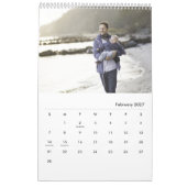 Elegantsage Foliage Custom Foto Calendar Kalender (Feb 2027)