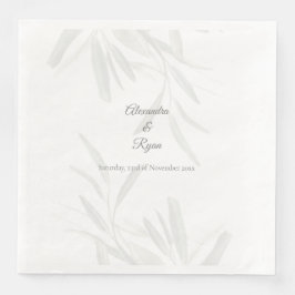 Elegantsage Green Botanical Serviette