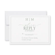 Elegantsage Green Calligraphy Monogram UAWG