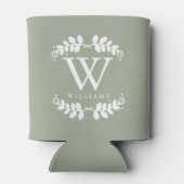 Elegantsage Green Monogram Dosenkühler (Rückseite)