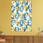 Eleganz 1 Canvas Print Leinwanddruck (Insitu (Wohnzimmer))