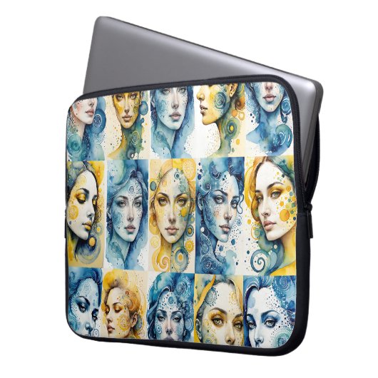 Eleganz 1 Laptop-Case Laptopschutzhülle (Vorderseite Links)