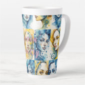 Eleganz 1 Latte Tasse (Rechte Ecke)