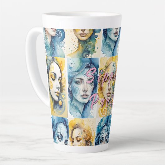 Eleganz 1 Latte Tasse (Linke Ecke)