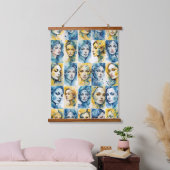 Eleganz 1 wandteppich mit holzrahmen (Schlafzimmer)