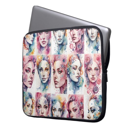 Eleganz 2 Laptop Case (Vorderseite Links)