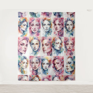 Eleganz 2 Tapestry Wandteppich