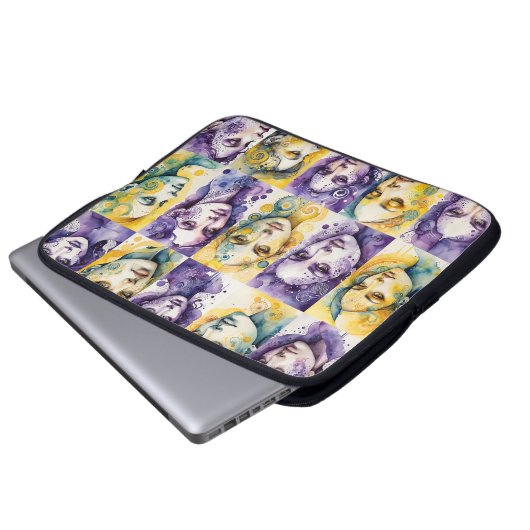 Eleganz 3 Laptop Case (Vorne Knopf)