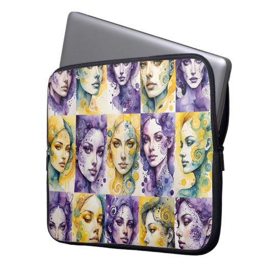 Eleganz 3 Laptop Case (Vorderseite Links)