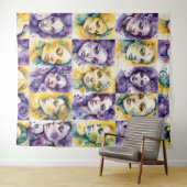 Eleganz 3 Tapestry Wandteppich (Beispiel (Horizontal))