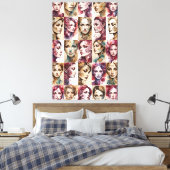 Eleganz 4 Canvas Print Leinwanddruck (Insitu (Schlafzimmer))