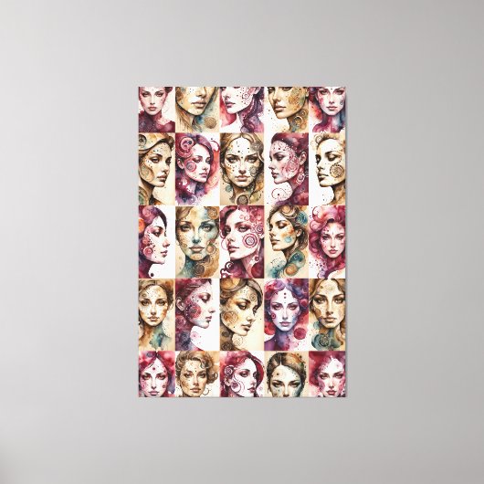 Eleganz 4 Canvas Print Leinwanddruck (Vorderseite)